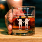 Couple - It's You And Me Babe - Personalized Whiskey Glass