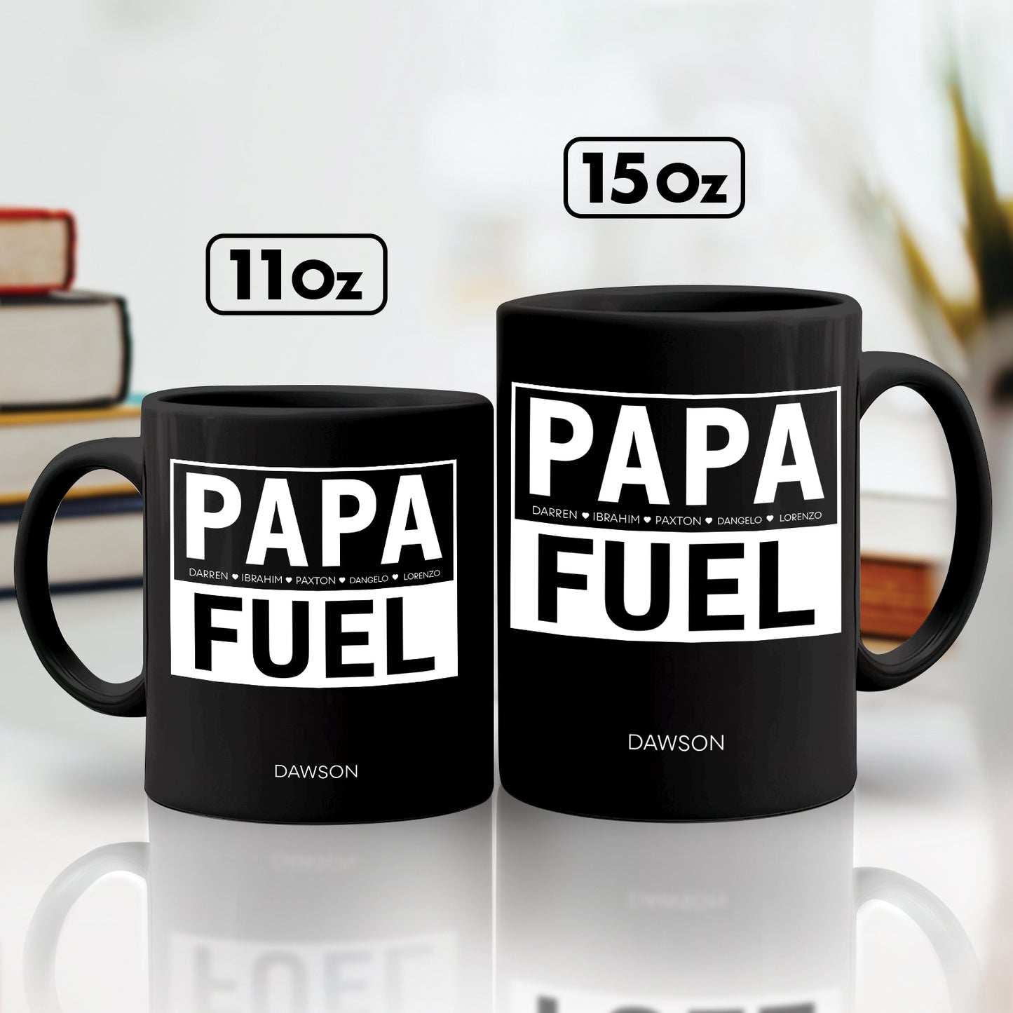 Gift For Dad - Dad Fuel - Personalized Mug