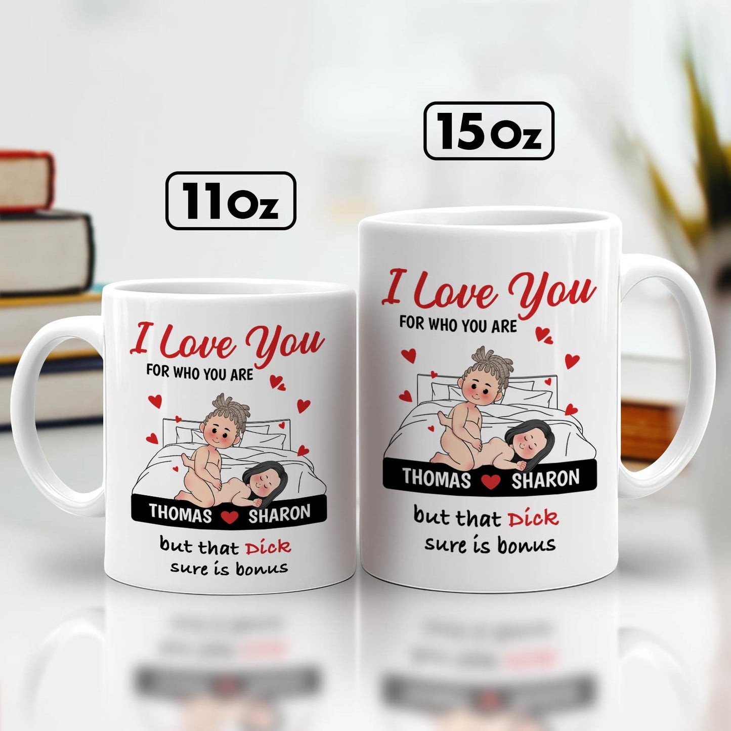 Couple - I Love You For Who You Are - Personalized Mug