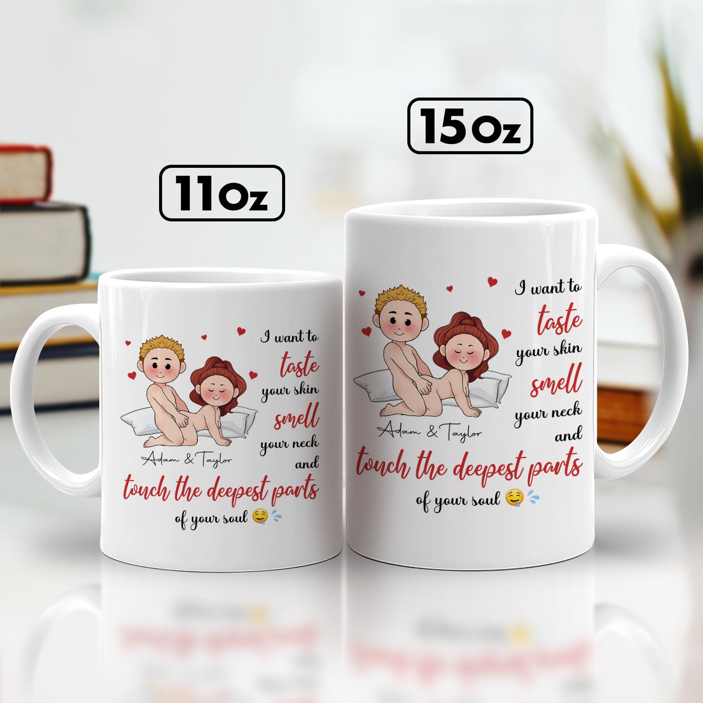 Couple - Touch The Deepest Parts - Personalized Mug