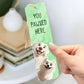 Pet Lover - You Pawsed Here - Personalized Acrylic Bookmark