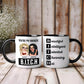 Besties - Your're My Favorite B.I.T.C.H - Personalized Accent Mug