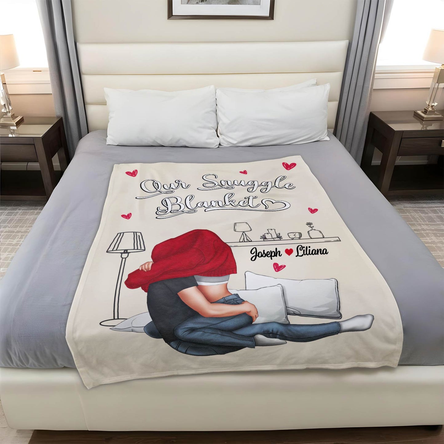 Couple - Our Snuggle Blanket - Personalized Blanket