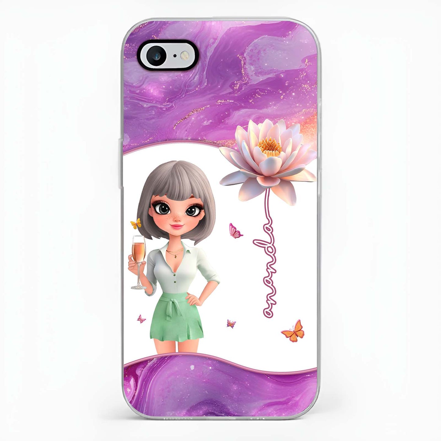 Bestie - You're Blooming Beautiful - Personalized Phone Case