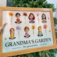 Family - Mom/Grandma's Garden Love Grows Here - Personalized Poster