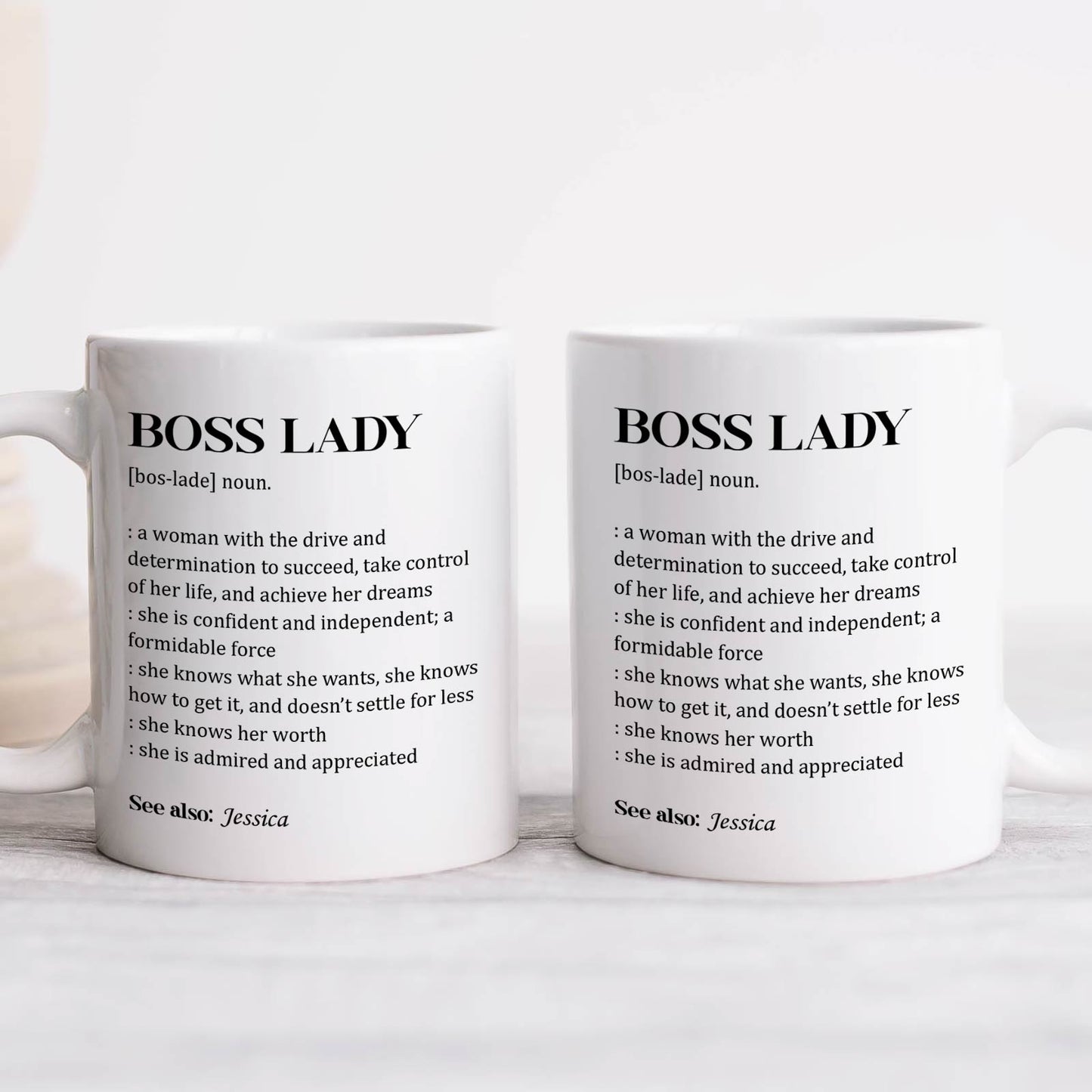 Boss Lady - Personalized Mug