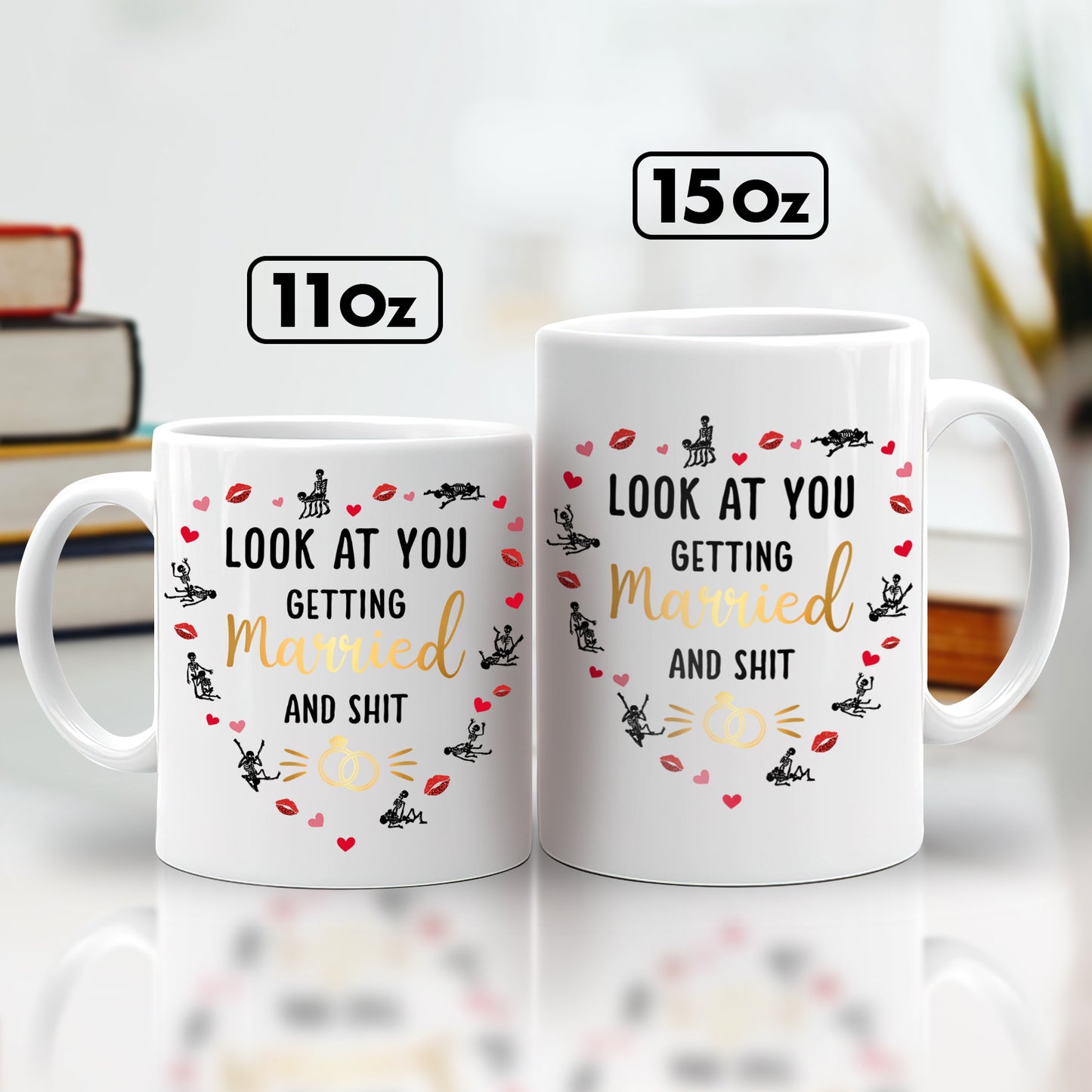 Couple - Married And Shit - Personalized Mug