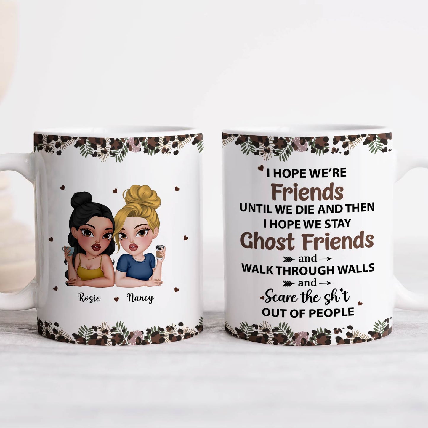 Bestie - We Are Friends Until We Die - Personalized Mug