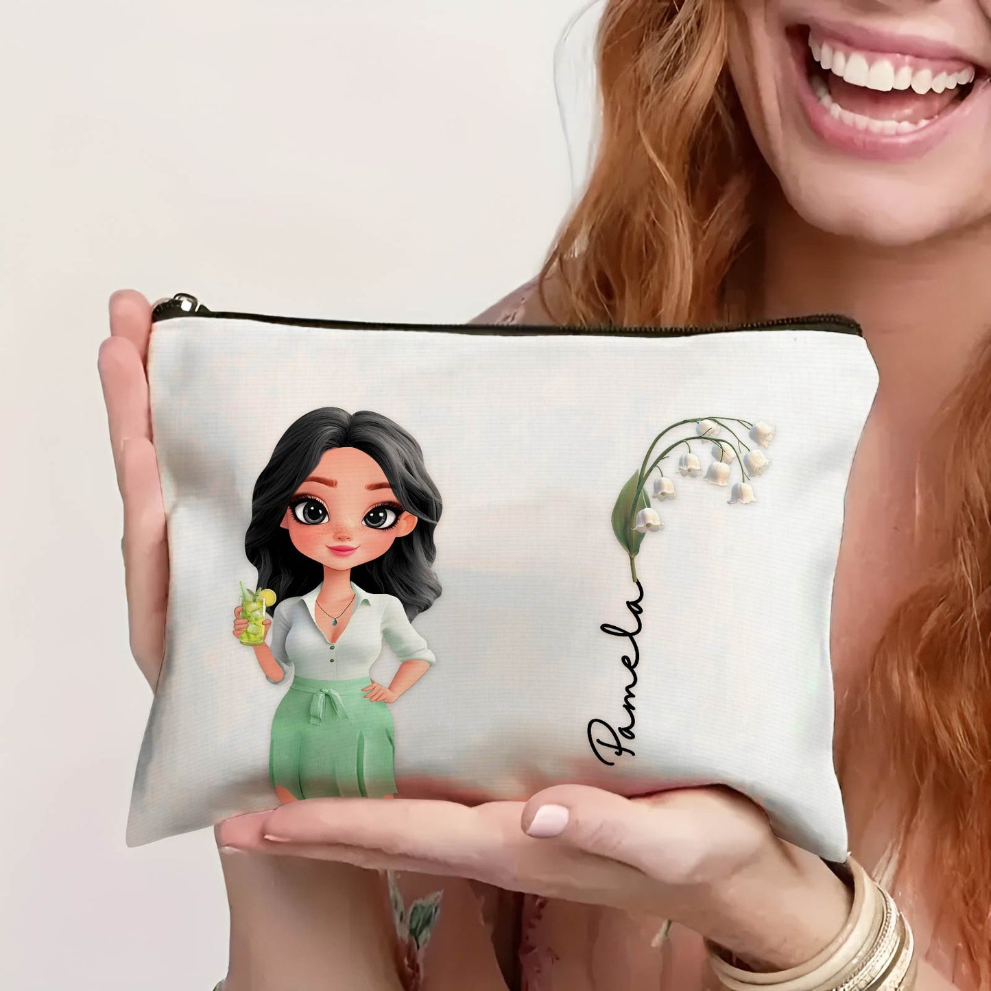 Besties - Beautifully You - Personalized Makeup Bag