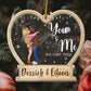 Couple - My Favorite Place In All The World Is Next To You - Personalized 2 - Layered Mix Ornament