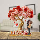 Couple - Love Under The Tree - Personalized Acrylic Plaque