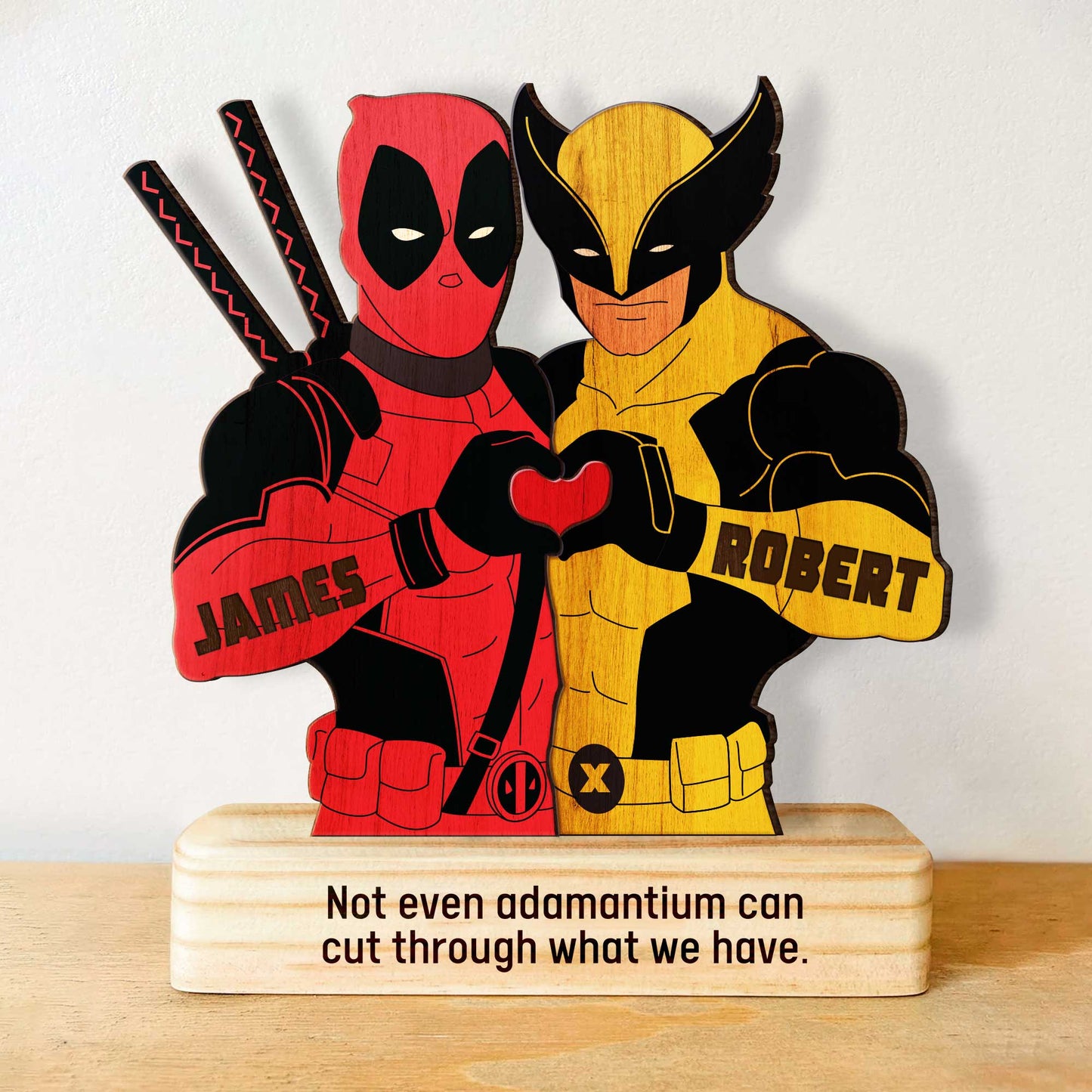 Movie Parody - Deadpool and Wolverine - Personalized Wooden Puzzle