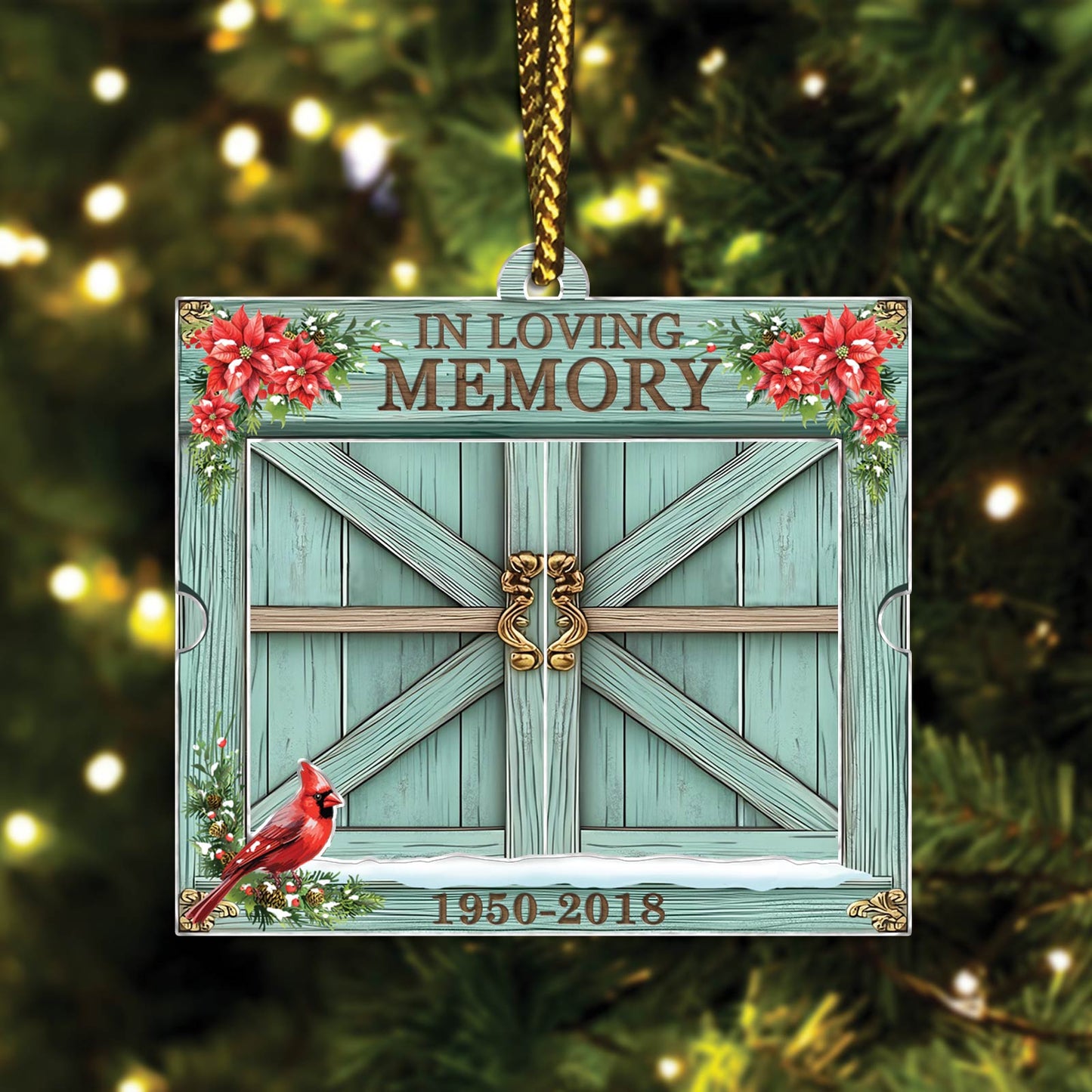 Family - In Loving Memory - Personalized Acrylic Slider Card