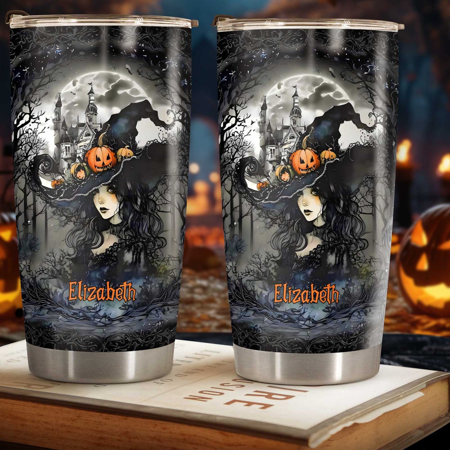 Beautiful Witch - Personalized Witch Tumbler Ver 3