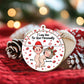 Couple - I Love You For Your Personality - Personalized Circle Rolling Ornament