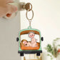 Couple - Love Bus - Personalized Bus Shaking Keychain