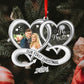 Family - Our First Christmas - Personalized Acrylic Photo Ornament - Ver 1