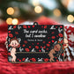 Couple - I Fucking Love You - Personalized Wooden Slider Card - Ver 3