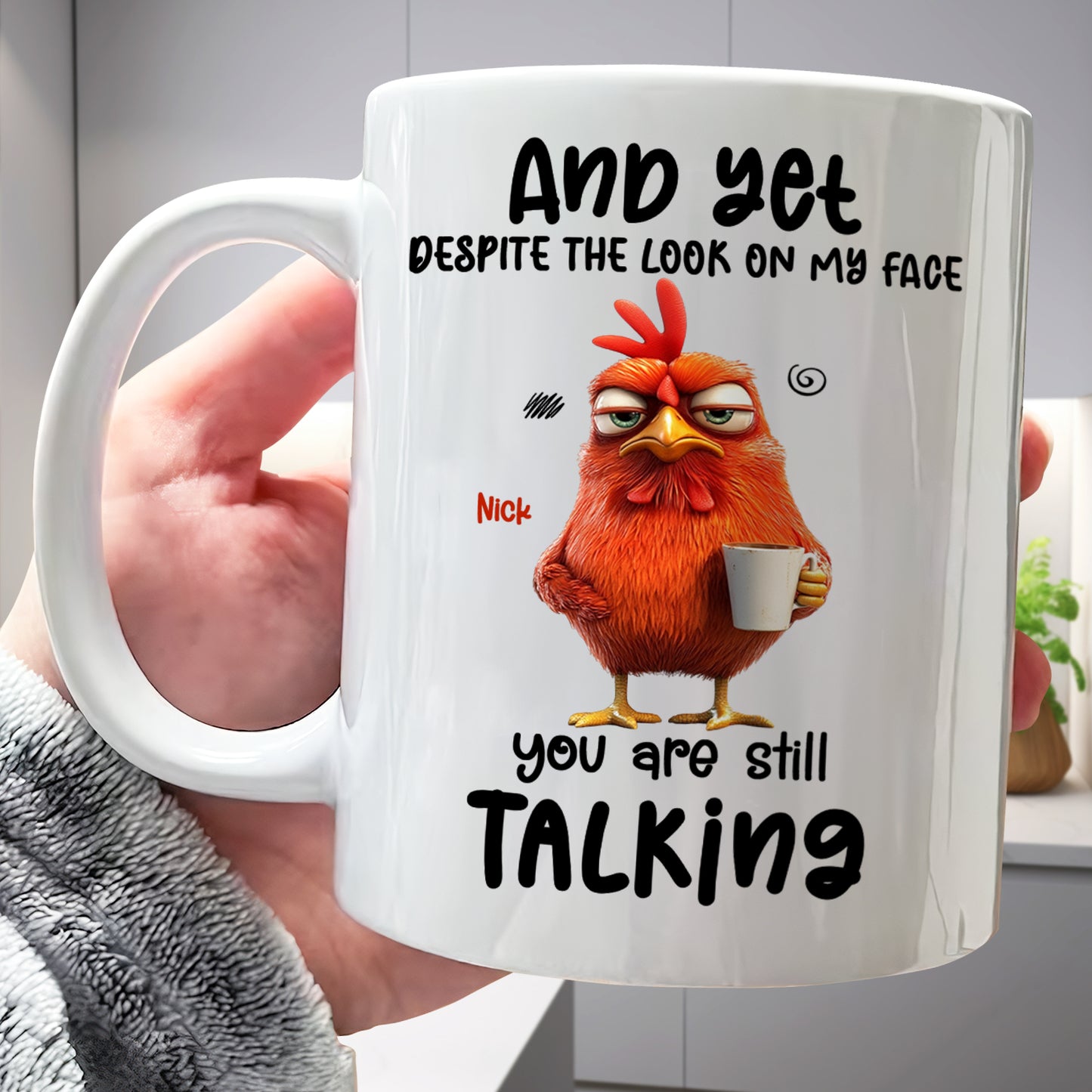 Funny - Look On My Face - Personalized Mug