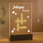 Family - Personalized Crossword LED Light