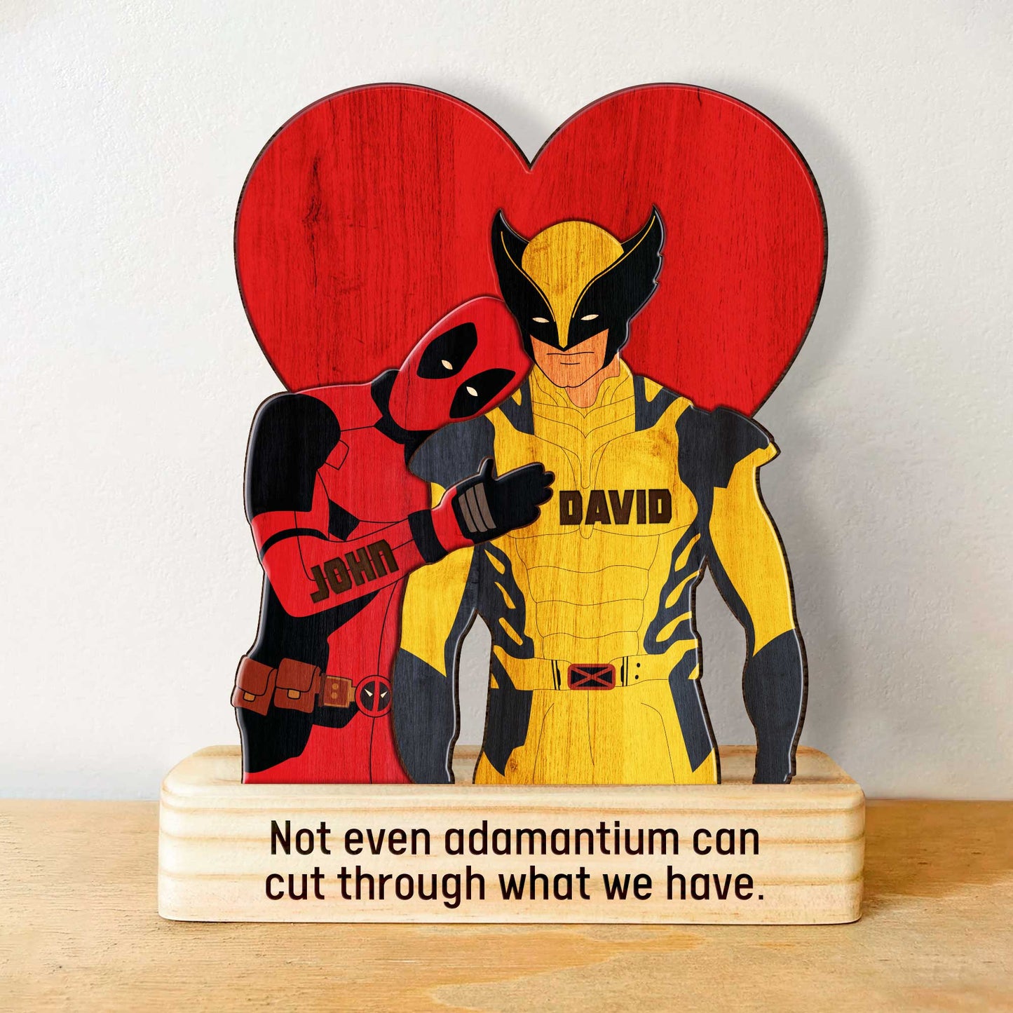 Movie Parody - Deadpool and Wolverine - Personalized Wooden Puzzle