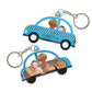 Couple - Love Journey Of Ours - Personalized Taxi Shaking Keychain