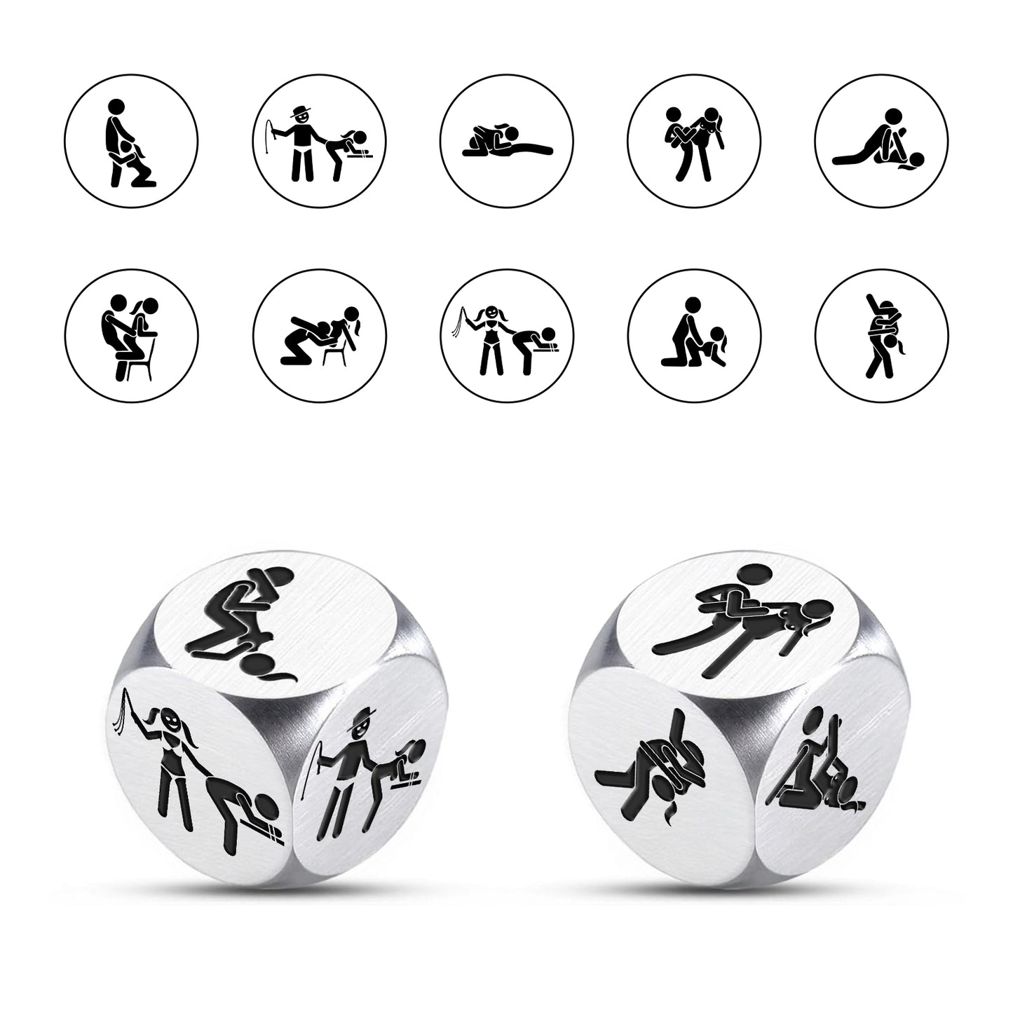 Couple - Roll For Positions - Personalized Dice