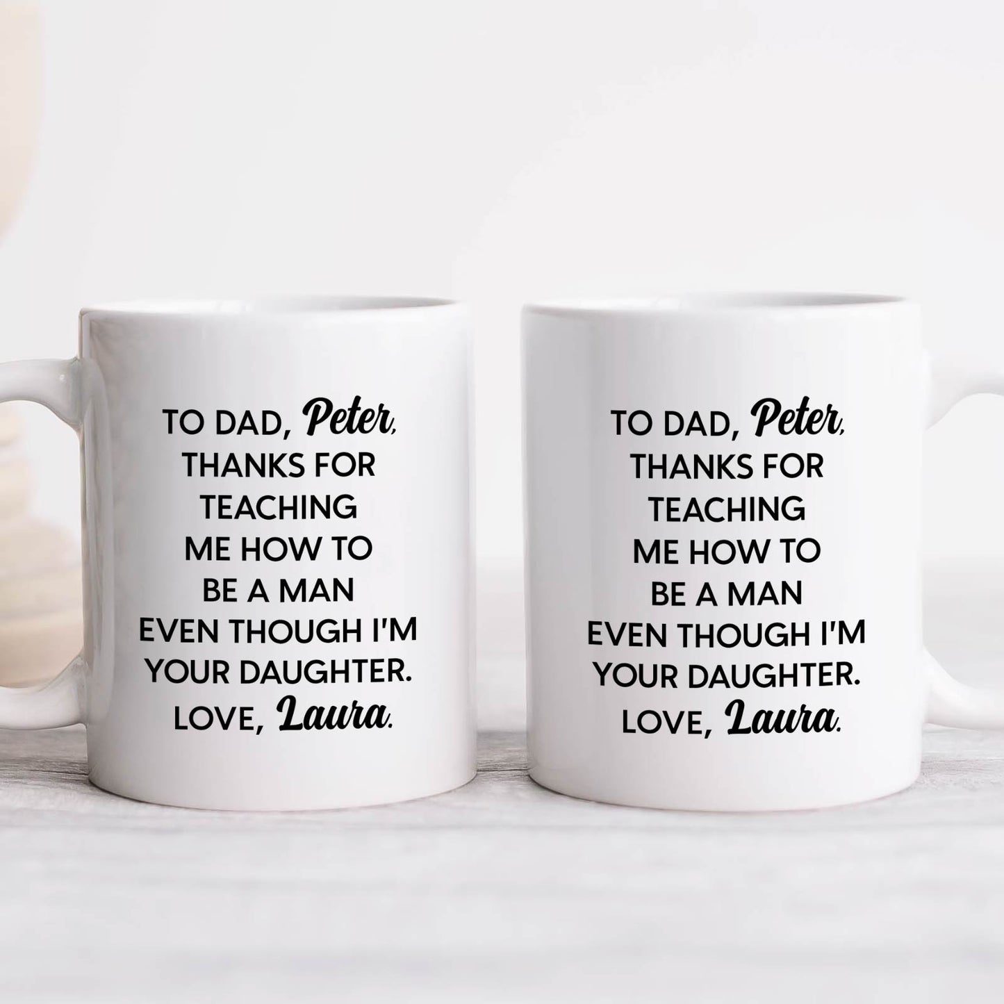 Family - Gift For Dad - Personalized Mug