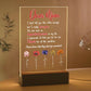 Gift For Mom - Personalized Flower LED Light