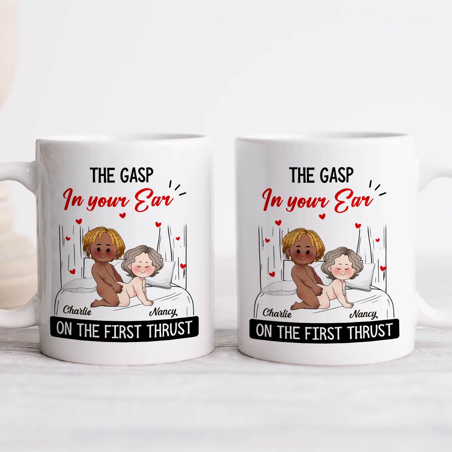 Couple - First Thrust - Personalized Mug