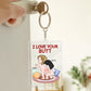 Couple - I Love Your Butt - Personalized Acrylic Keychain