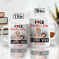 Couple - F*ck Valentine's Day - Personalized Mug