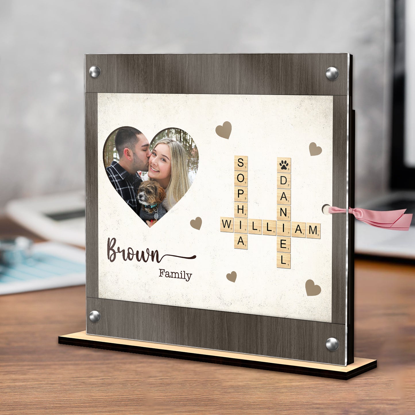 Family - Love and Memories - Personalized Photo Frame