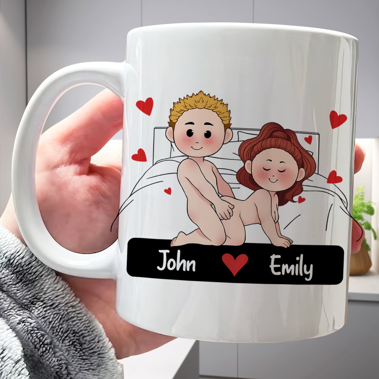 Couple - Exploring Each Other - Personalized Mug