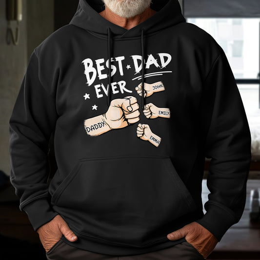Father - The Best Dad Ever - Personalized Shirt (Ver 2)
