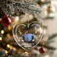 Couple - Of All The Weird Things - Personalized Custom Shaped Glass Ornament