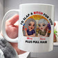 Bestie - I'd Punch A Bitch For You - Personalized Mug