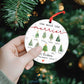 Family - The More The Merrier - Personalized Circle Ceramic Ornament