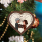 Couple - My Missing Piece - Personalized Heart Shape Ornament