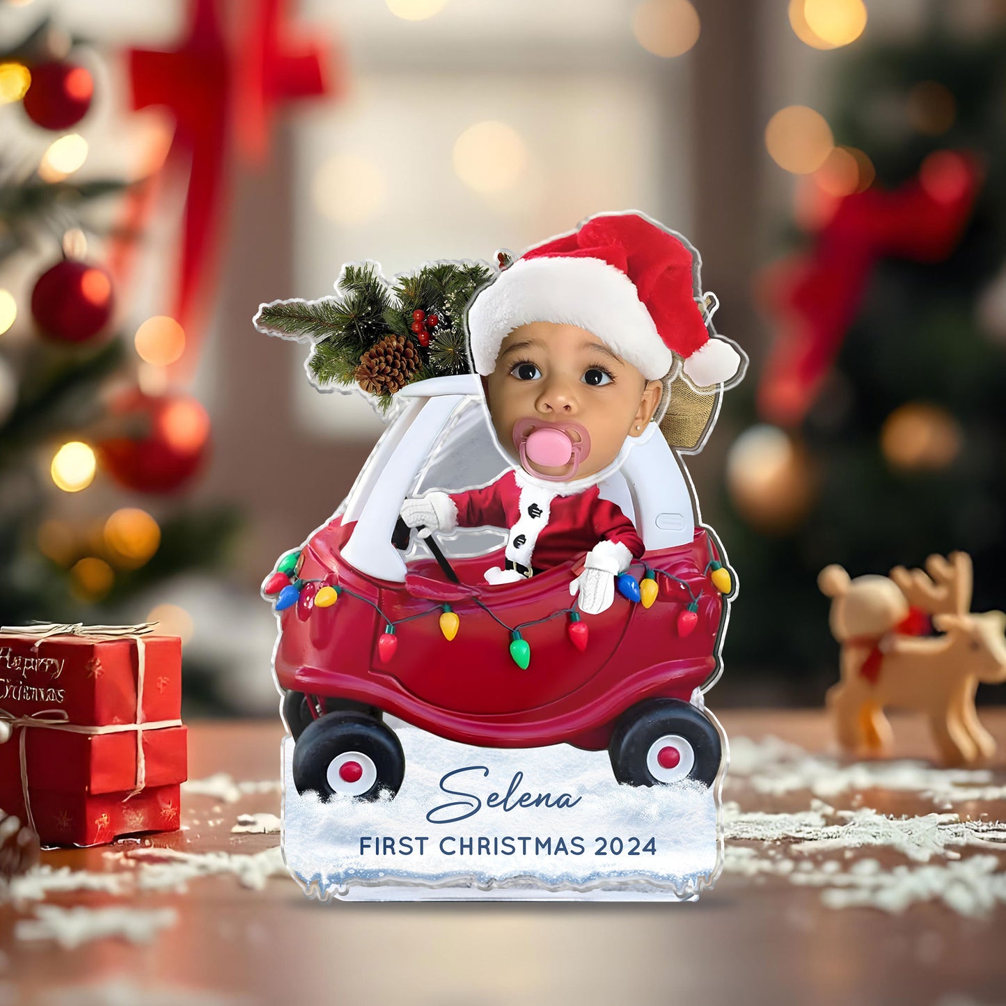 Family - Baby Shaking Head - Personalized Photo Shaking Head Standee