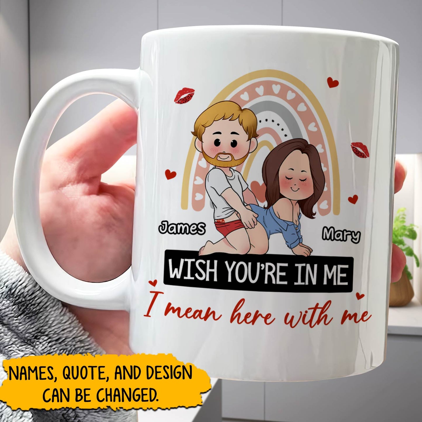 Couple - Valentine Gift - My Favorite Thing To Do Is You - Personalized Mug Ver 2