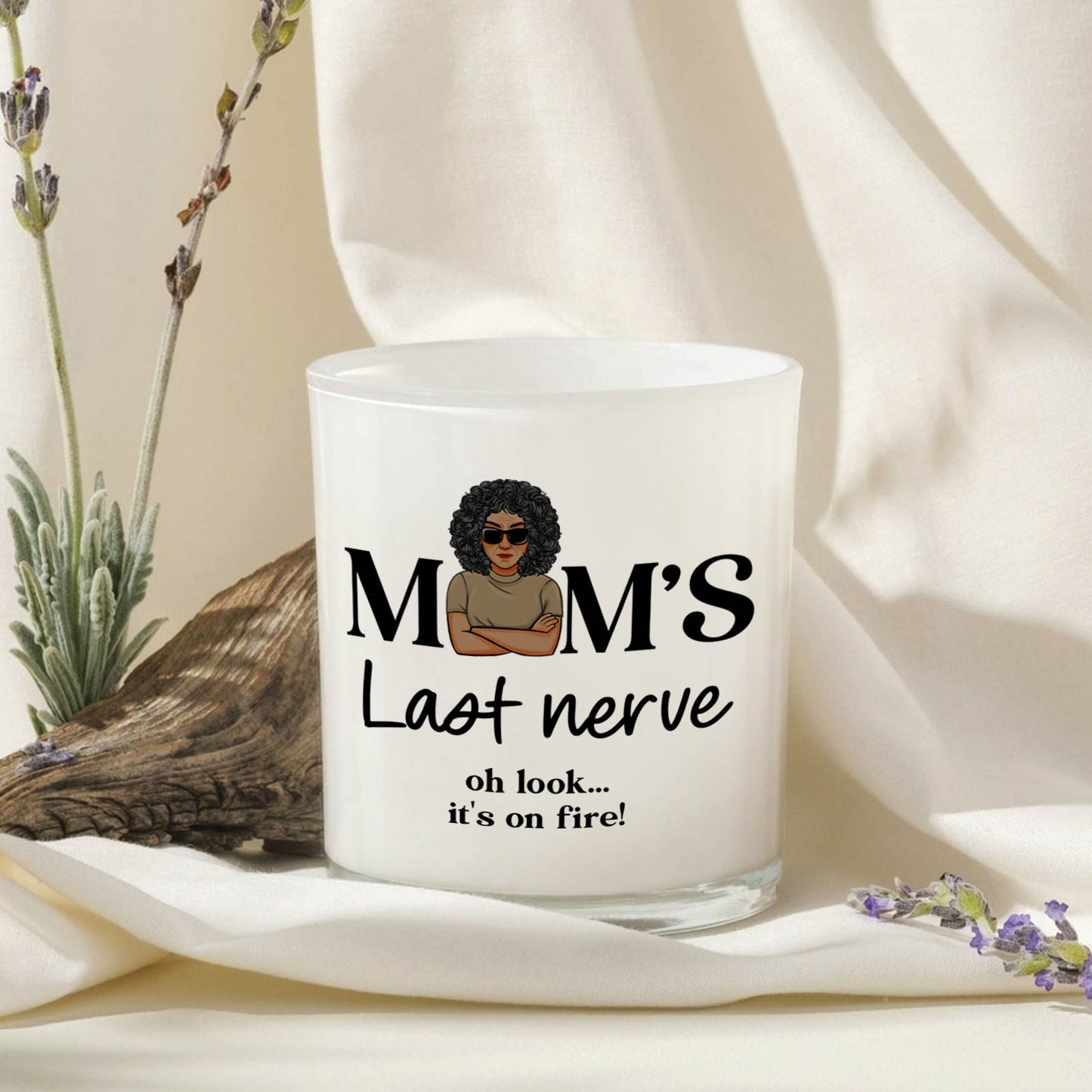 Mom - Mom's Last Nerve - Personalized Scented Candle