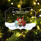 Besties -  Not Sisters By Blood But Sisters By Heart - Personalized Ornament