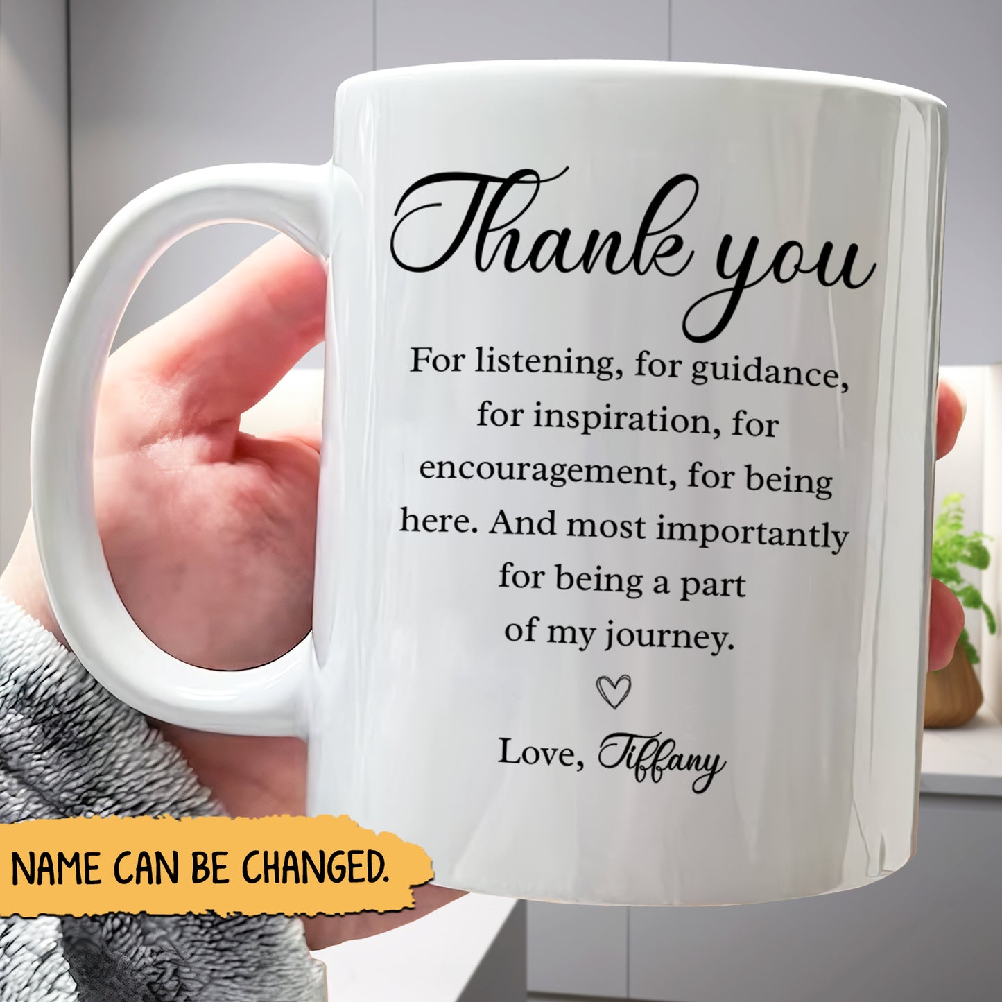 Thank You - Gift For Friends - Personalized Mug