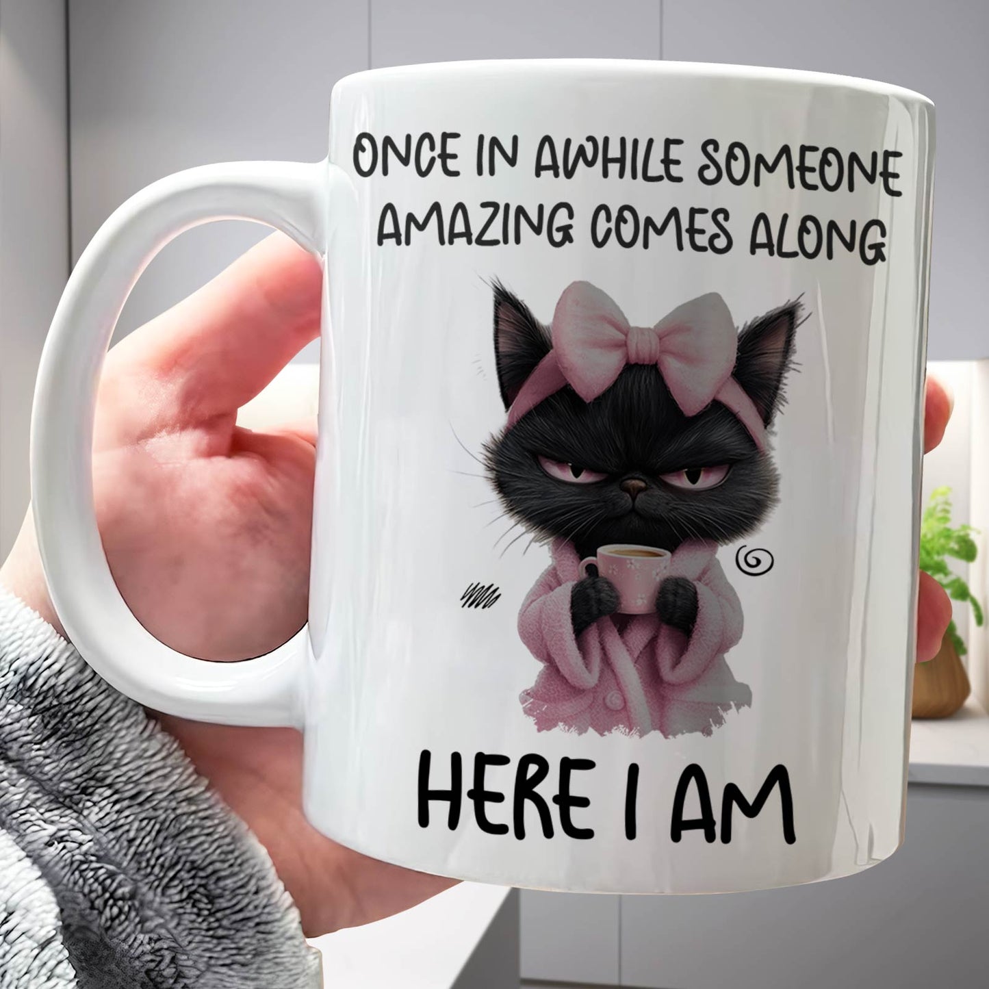 Animal - Once In Awhile Someone Amazing Comes Along And Here I Am - Personalized Mug