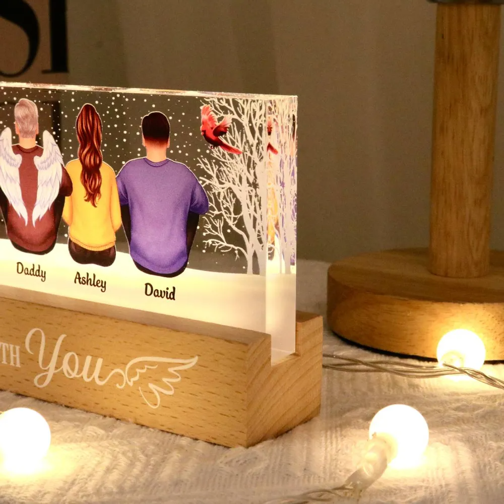 Family - I Am Always With You - Personalized LED Light