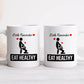 Couple - Eat Healthy - Personalized Mug