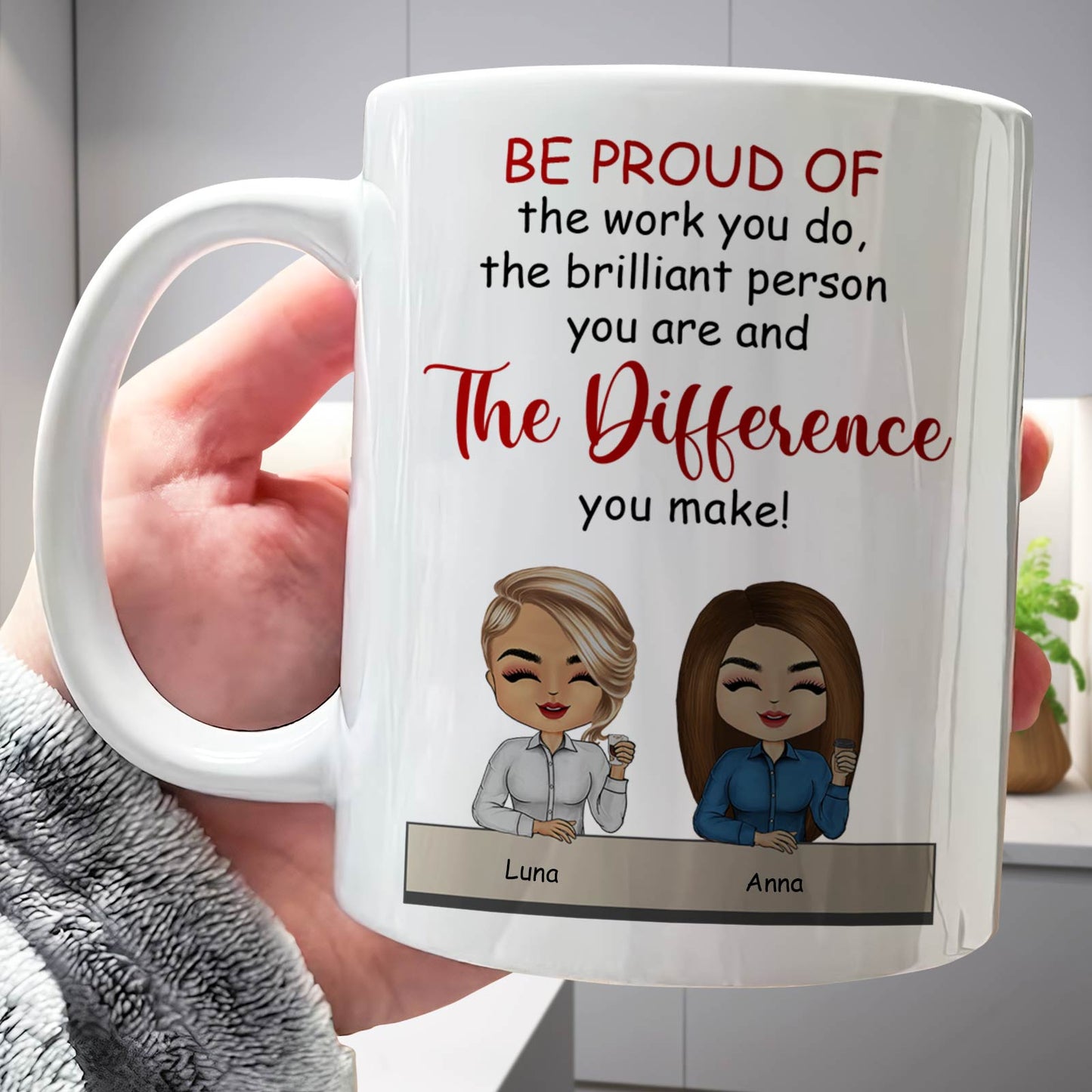 Besties - Be Proud Of - Personalized Mug