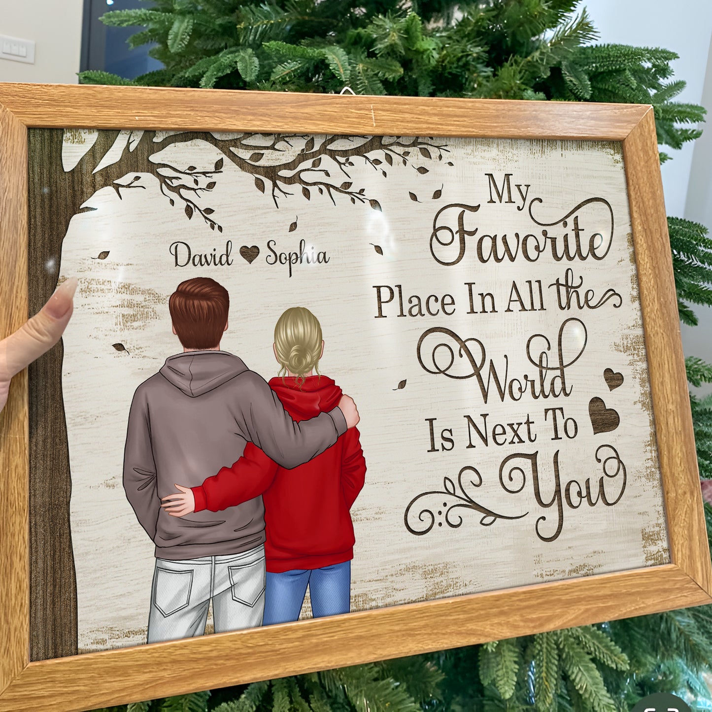Couple - Favorite Place In The World - Personalized Poster