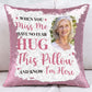 Family - When You Miss Me Have No Fear - Personalized Memorial Sequin Pillow